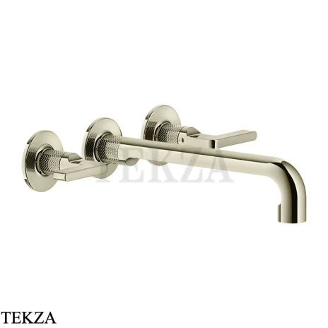 Gessi INCISO Смеситель для раковины излив длинный, внешняя часть 58092-720, Nickel PVD