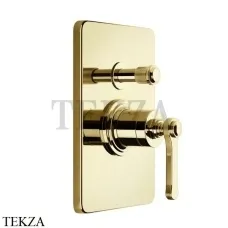 Gessi VENTI20 Смеситель для душа, 2 поток, внешняя часть 65079-246, Gold PVD Gessi VENTI20 Смеситель для душа, 2 поток, внешняя часть 65079-246, Gold PVD
