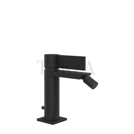 Gessi Inverso RIGATO Смеситель для биде, с донным клапаном 73507-299, Matte Black