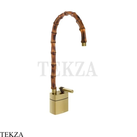 Gessi Jacqueline Смеситель для раковины средний, без донного клапана 77033-727, шампань Brushed