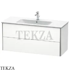 Duravit XSquare Тумба подвесная под раковину XS417401818, 2 выдвижных ящика, белый матовый