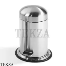 Decor Walther TE 30 Ведро с педалью и крышкой 0608176, сталь матовая