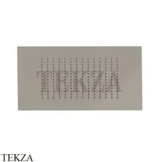 Newform Душевая лейка квадрат, стальная с дождевой струей 683.M0.070, Titanium Satin