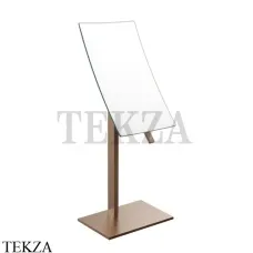 Gessi Rettangolo Зеркало косметическое поворотное х2, без подсветки 20988-708, Copper Brushed PVD Gessi Rettangolo Зеркало косметическое поворотное х2, без подсветки 20988-708, Copper Brushed PVD
