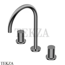 Ritmonio Diametro35 S Смеситель для раковины без донного клапана PR52AE202 CRB, Black Chrome
