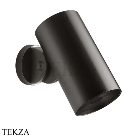 Gessi 316 SPOTWATER FLESSA Душевая головка настенного крепления, распыление 57205-707, Black Metal Brushed PVD