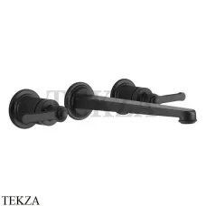 Gessi VENTI20 Смеситель для раковины на 3 отв. длинный, внешняя часть 65090-299, Black XL