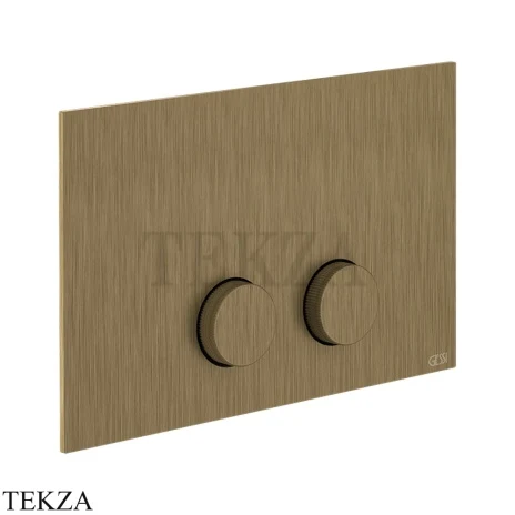 Gessi INGRANAGGIO Клавиша смыва для инсталляции Geberit Sigma 8 и Sigma 12, 54635-713, бронза classic