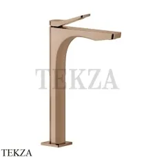 Gessi RILIEVO Смеситель для раковины высокий, без донного клапана 59004-030, Copper глянец