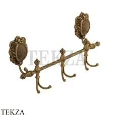 Migliore Cleopatra Планка с тремя крючками для халата и полотенец 16635, бронза classic