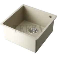 Omoikiri Bosen 44-U Кухонная мойка Tetogranit прямоугольная 44-U-BE 4993596 ваниль