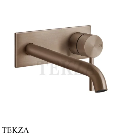 Gessi 316 FLESSA Смеситель для раковины, внешняя часть, 17-20 см 54090-708, Copper Brushed PVD