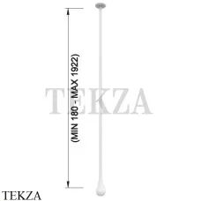 Gessi Goccia Излив для раковины потолочный под размер 33799-279, белый матовый