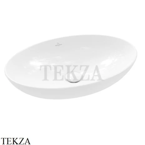 Villeroy & Boch Loop&Friends Раковина накладная, с переливом 4A470001, белый глянец