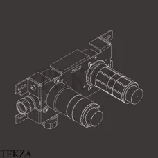 CEA Скрытая часть для смесителя встраиваемого монтажа на 2 отверстия