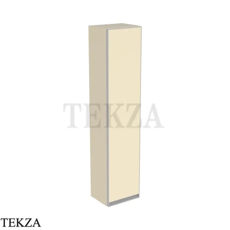 Flaminia Cubika шкаф-пенал подвесной 25×20,8×112,5 см, 1 дверца, бежевый Juta матовый