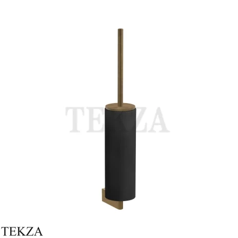 Gessi Origini Туалетный ершик настенный, черный 66420-713, Antique Brass