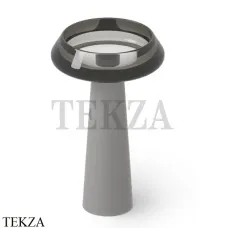 Dea Design Pedestal Basin Раковина напольная Glasstech DD2046 545 R4, Smoky Black R4