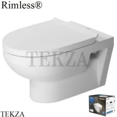 Duravit DuraStyle Basic Унитаз подвесной (комплект) без ободка 45620900A1, сиденье микролифт SoftClose, белый глянец
