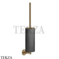 Gessi ANELLO Туалетный ершик настенный, композит черный 63720-726, Warm Bronze Br.