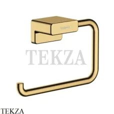 Hansgrohe AddStoris Держатель туалетной бумаги, без крышки 41771990, золото глянец