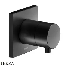 Keuco IXMO Comfort Вентиль запорный, квадрат, внешняя часть 59541371002, черный матовый