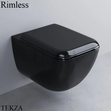 Cielo SHUI Comfort Унитаз подвесной, чаша без ободка rimless, SHCOVSK N, черный глянец