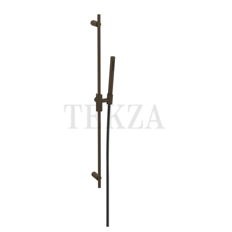 Gessi INGRANAGGIO Штанга в комплекте с душевой лейкой 63584-845, Dark Bronze