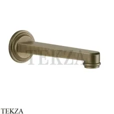 Gessi VENTI20 Излив настенный для ванны 65103-713, Antique Brass