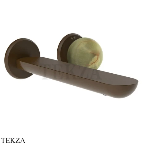 Gessi Perle Смеситель для раковины, внешняя часть 74588-845, бронза Dark Brush