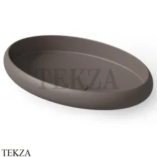 Dea Design Washbasins Раковина настольная овальная Solid Surface DD9088 600 6, Grey Brown №6