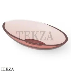 Dea Design Washbasins Раковина настольная овальная Glasstech DD9006 600 R5, Pomegranate R5