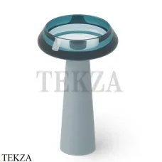 Dea Design Pedestal Basin Раковина напольная Glasstech DD2046 545 R11, Dark Blue R11