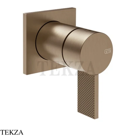 Gessi Inverso Diamantato Смеситель рычаг управления, внешняя часть 73619-761, Coffee Bronze Brushed PVD