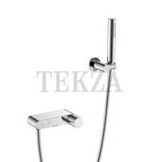 Boheme Stick Смеситель для ванны с изливом и гарнитуром Stick 123-CRCR Chrome DIAMOND Chrome
