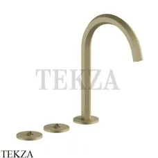 Fantini Venezia Смеситель для раковины (ручки отдельно), 29P6N405SW, Matt British Gold