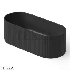 Dea Design Stripes Ванна отдельностоящая овальная 170x72 Solid Surface DD8803 1700 16, Black №16