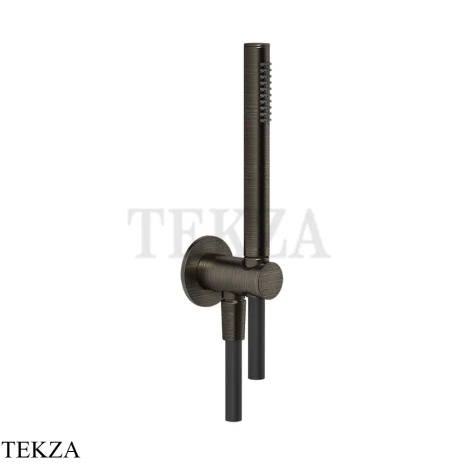 Gessi ANELLO Душевой комплект, стержневая лейка 63329-187, Aged Bronze