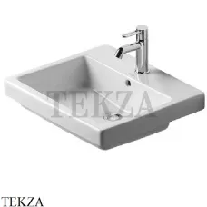 Duravit Vero Раковина встраиваемая сверху, с переливом 0315550000, белый глянец