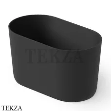 Dea Design Single Ванна отдельностоящая сидячая 135x75 Solid Surface DD8673 1350 16, Black №16