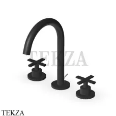 Zucchetti Gill Смеситель для раковины с донным клапаном ZGL5518.N1, черный goffrato