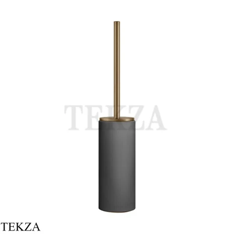 Gessi Ingranaggio-Anello Туалетный ершик напольный, композит черный 63744-726, Warm Steel Br. PVD