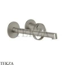 Gessi ANELLO Смеситель для раковины, с длинным изливом, внешняя часть 63383-149, Finox Brushed Nickel