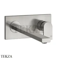 Gessi Emporio Via manzoni Смеситель для раковины однорычажный длинный, внешняя часть 44895-149, Finox Brushed Nickel