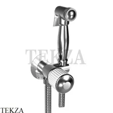 Bongio CRISTALLO Гигиеническая лейка с прогрессивным смесителем 04916CR, хром глянец