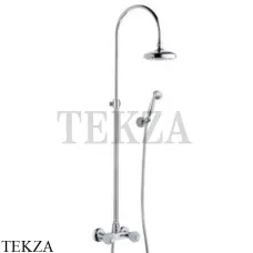 Bongio RIVOLI Душевая колонна с механическим смесителем 05537CR.000D, хром глянец