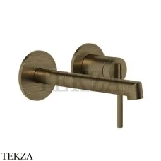 Gessi INGRANAGGIO Смеситель для раковины короткий, внешняя часть 63581-713, Antique Brass