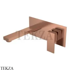 Boheme Qubic Смеситель для раковины, комплект, без гарнитура 475-CB, Copper Brushed