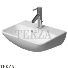 Duravit ME by Starck Раковина подвесная с переливом 0719450000, белый глянец