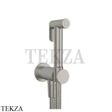 Gessi Гигиенический душ с выводом воды и держателем 14331-149, Finox Brushed Nickel